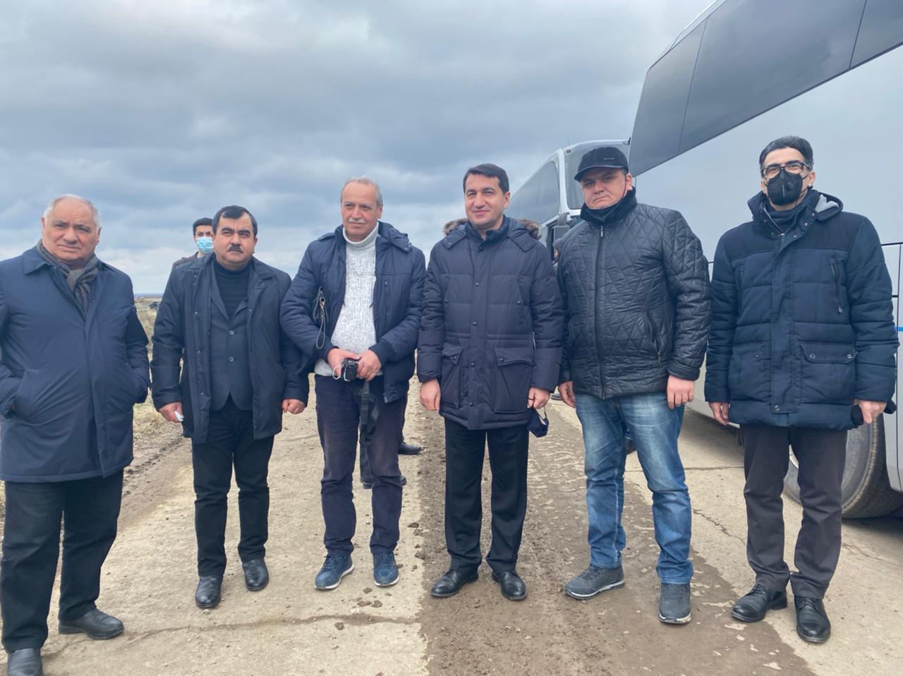 Media nümayəndələri və deputatlar Ağdamda  - FOTO