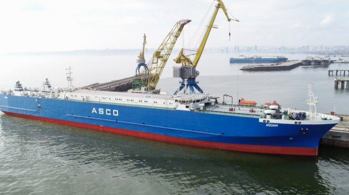 “Ağdam” gəmi-bərəsi təmir olunaraq yenidən istismara qaytarılıb 