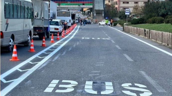 На автодороге Баку - Сумгайыт будет проложена новая автобусная полоса  - ФОТО