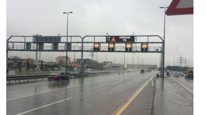 Введено ограничение скорости на основных автомагистралях Баку