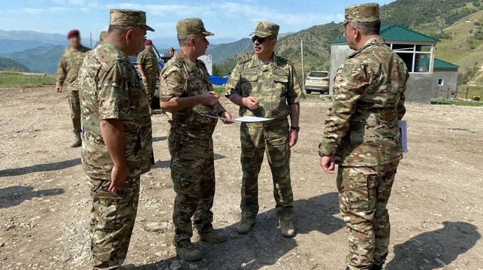 Zakir Həsənov  Kəlbəcərə gedib, təlim poliqonuna baxış keçirib - FOTO - VİDEO