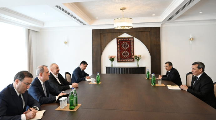 Prezident Xankəndidə qəbul keçirdi - FOTOLAR 