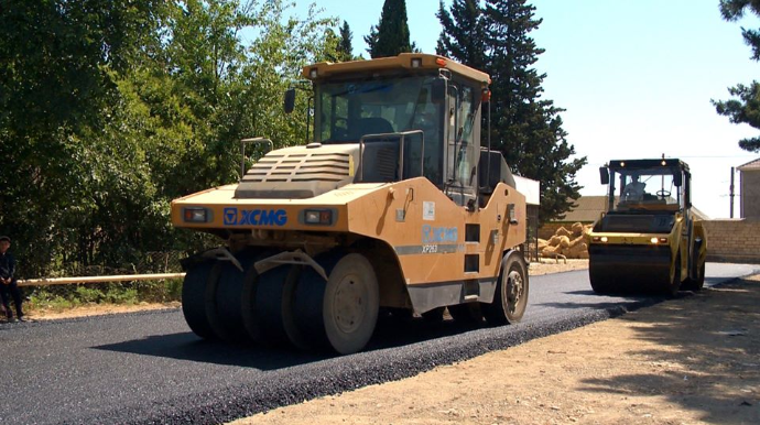 Cəlilabadda 30 km-lik avtomobil yolu yenidən qurulur - FOTO 