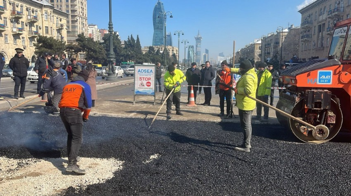 Восстановлено водоснабжение Наримановского района Баку - ФОТО 