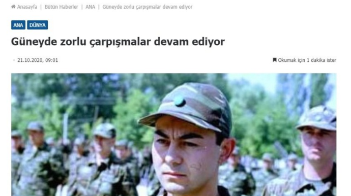 Ermənistan mətbuatı Sərdar Ortacı Qarabağda “öldürdü”  - FOTO