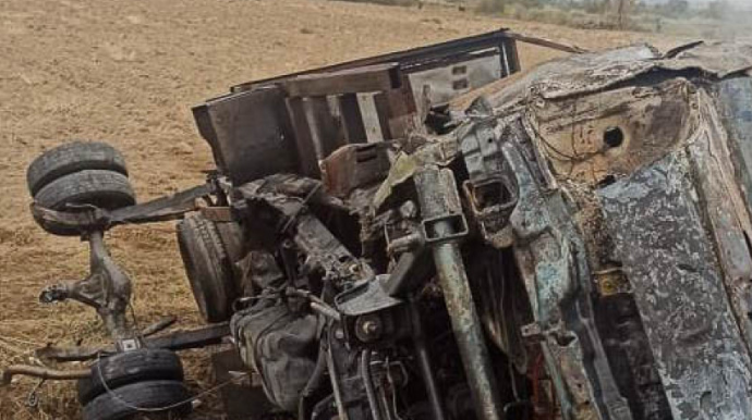 Kəngərlidə maşın yanıb - FOTO 