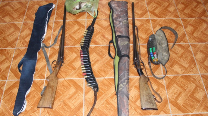 Zaqatalada qanunsuz ov edən şəxslər saxlanılıb  - FOTO