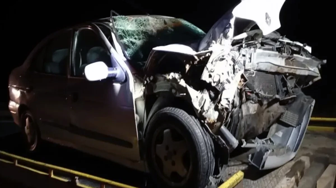 Gədəbəydə yük maşını ilə minik avtomobili toqquşub, xəsarət alanlar var