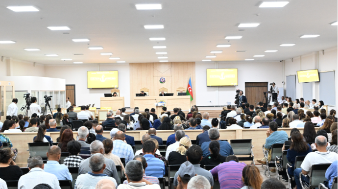 Vardanyanın məhkəməsində zərərçəkmiş şəxslərin ifadələri dinlənildi - FOTO