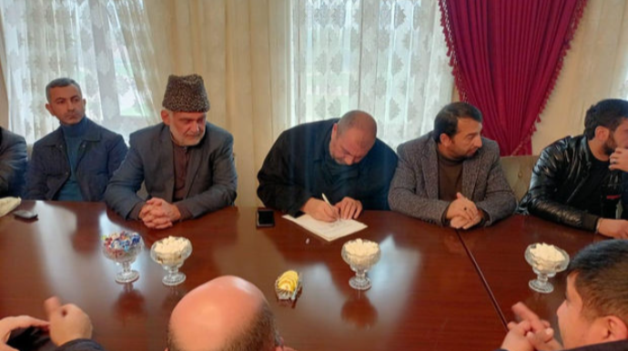 Azərbaycanda daha bir qrup dindar İranın siyasətinə ETİRAZ ETDİ   - FOTO