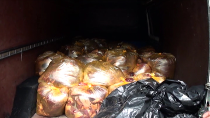 İsmayıllıda avtomobildə 2 tona yaxın at əti aşkarlanıb  - FOTO