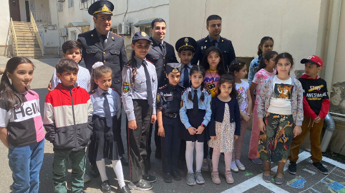 “Yol hərəkəti qaydaları və mən” adlı rəsm müsabiqəsi keçirildi - FOTO