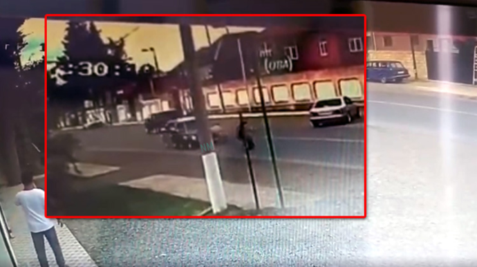 Astarada avtomobilin yeniyetməni vurmasının görüntüləri yayılıb – VİDEO 