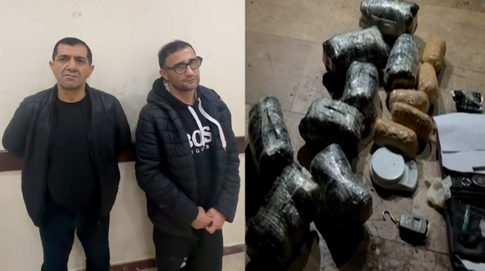 Qaradağda narkokuryerlik edən avtobus sürücüsü saxlanıldı - İranlı ilə işləyirmiş - VİDEO