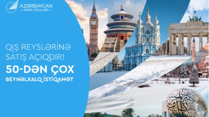 AZAL-ın payız-qış cədvəli - 50-dən çox istiqamət 