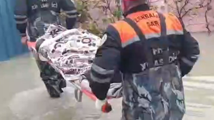 Masazırda bəzi əraziləri su basdı - 25 nəfər təxliyə olundu 