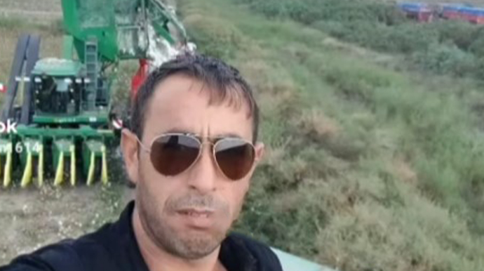 Faciəli şəkildə ölən kombaynçının FOTOsu 
