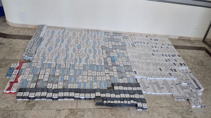 Ölkəyə qanunsuz gətirilən külli miqdarda aksiz markasız siqaret aşkarlandı - FOTO
