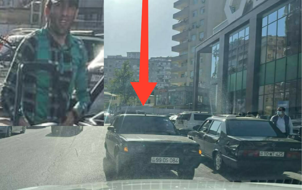 Özünü şəhərin sahibi kimi aparan sürücü Yasamalda yolu kəsdi  - FOTO