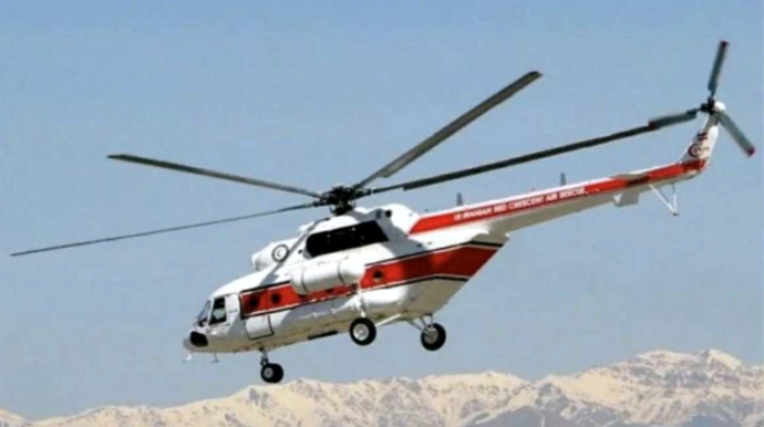 İranda helikopter qəzaya uğrayıb 