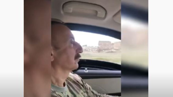 Prezident Zəngilan və Qubadlıda maşın sürdü  - VİDEO