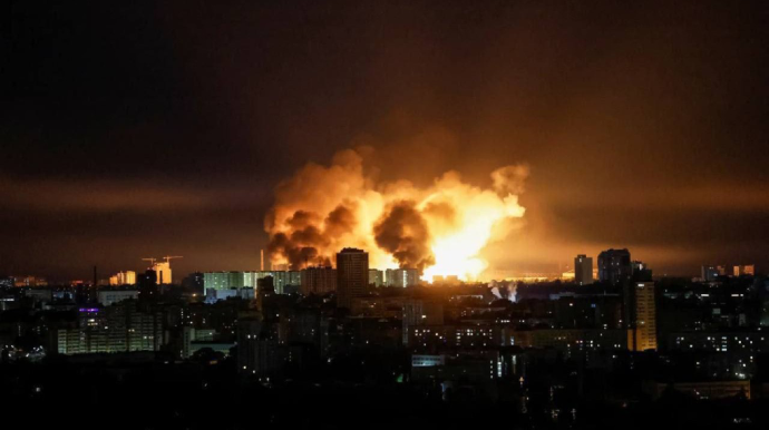 Kiyevə kütləvi raket və dronla hücum edildi 