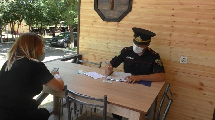 Qubaya istirahət etməyə gedən şəxslər cərimələndi - FOTO 