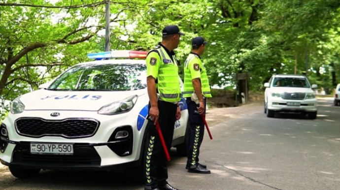 Polis istirahət zonalarında fasiləsiz xidmət aparır - FOTO