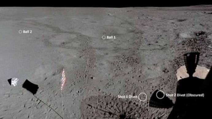На Луне нашли пропавший 50 лет назад мяч для гольфа