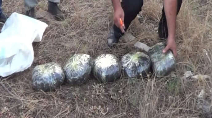 Masallı sakinindən 4 kq narkotik götürülüb   - FOTO