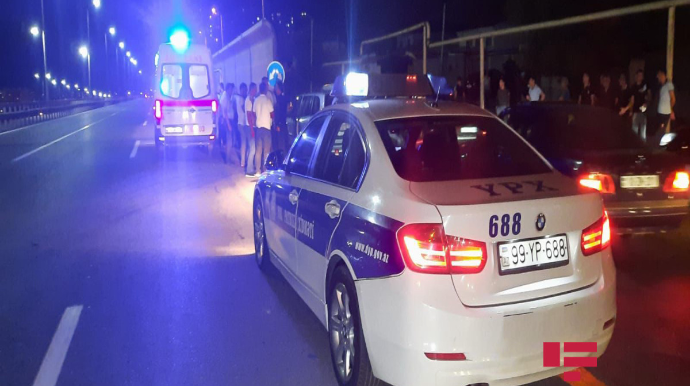 Bakıda iki avtomobil toqquşub, 7 nəfər xəsarət alıb  - FOTO