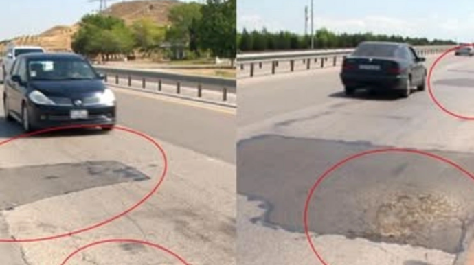 Həm sürücülərin, həm sərnişinlərin şikayət etdiyi beynəlxalq magistral - ARAŞDIRMA 