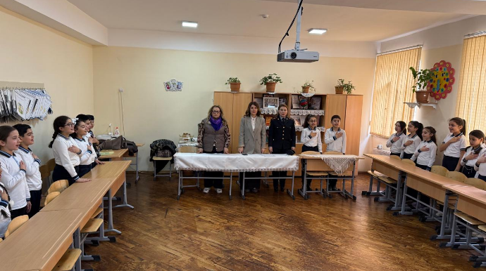 DYP bu məktəbdə "Uğurlu yol" adlı tədbir təşkil etdi - FOTOLAR 