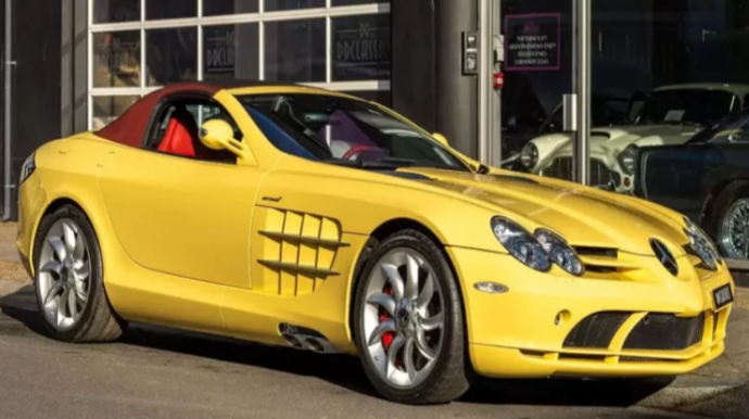 Yeganə sarı rəngli “Mercedes” satışa çıxarıldı   - FOTO