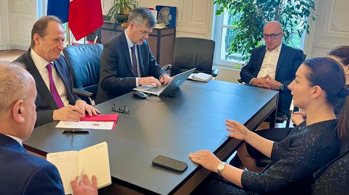 Azərbaycanla Ermənistan arasında sülh prosesi müzakirə edilib - FOTO