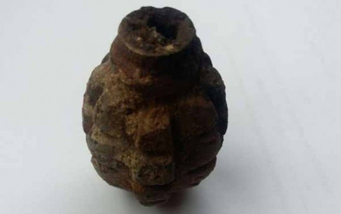 Polis bölməsində qumbara tapılıb - FOTO