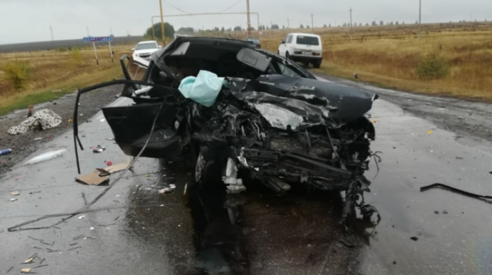 Manevr edən “Lada” “Mitsubishi” ilə toqquşdu; 4 ölü, 4 yaralı - VİDEO