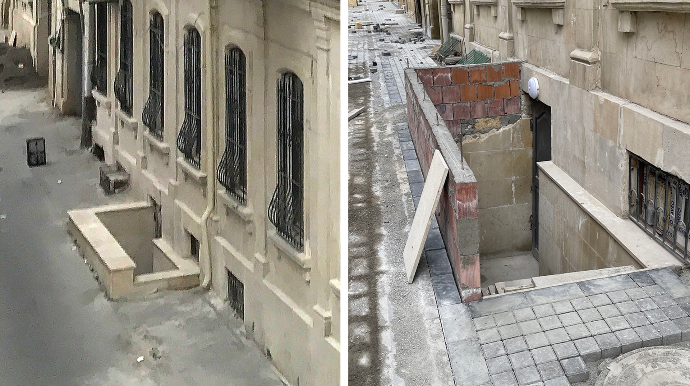 İslam Səfərli küçəsində obyekt sahibi qanunu pozur; qurumlardan reaksiya yoxdur - FOTOSESSİYA 