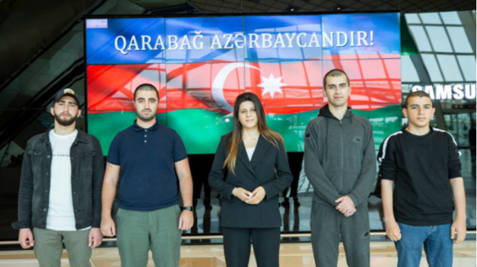 Türkiyəyə göndərilən daha 5 qazi sağalaraq Vətənə qayıdıb - FOTO