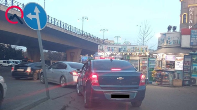 Bakıda yolu kəsən soyuducular yığışdırıldı  - FOTO
