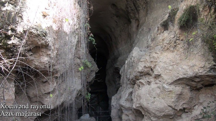 Видеокадры из Азыхской пещеры   - ВИДЕО