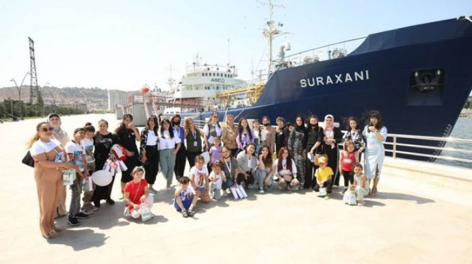Şəhid övladları üçün “Suraxanı”  gəmi-muzeyinə ekskursiya təşkil edilib  - FOTO