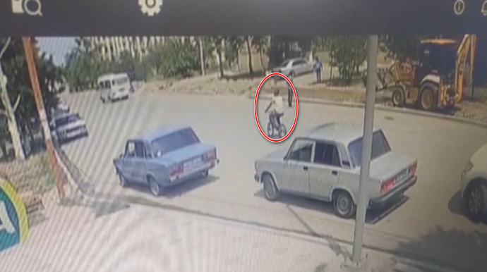 Gəncədə velosiped oğurlamaqda şübhəli bilinən şəxs saxlanılıb - FOTO