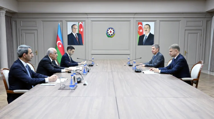 Əli Əsədov “Rusiya Dəmir Yolları” ASC-nin baş direktorunu qəbul etdi