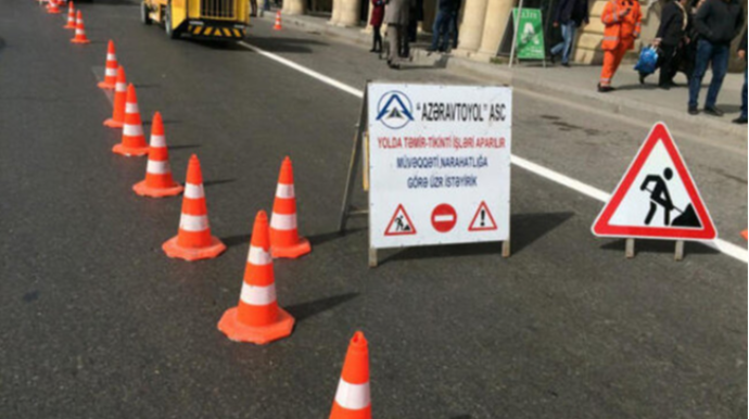 Mirəli Qaşqay küçəsinin bir hissəsində hərəkət məhdudlaşdırılır 