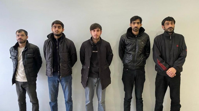 Qobustanda mağazalardan oğurluq edən dəstə üzvləri saxlanılıb  - FOTO - VİDEO