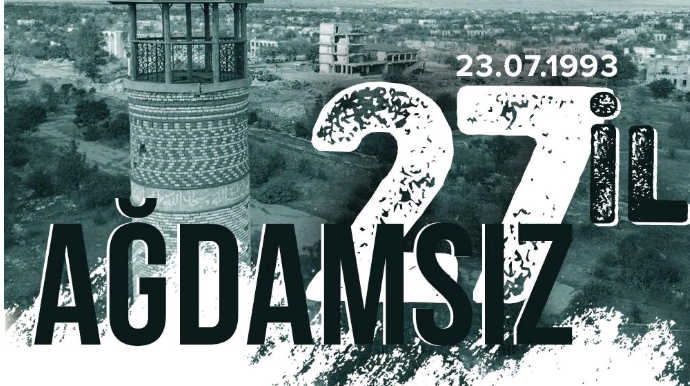 Ağdamın işğalı ilə bağlı virtual təbliğat aksiyası başladı  - FOTO - VİDEO