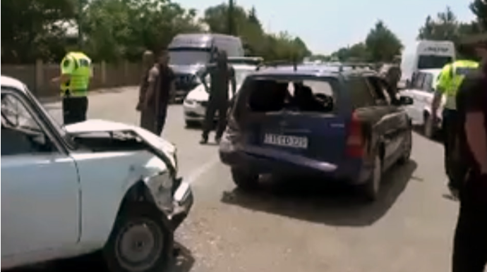 Ələt-Astara magistralında qəza oldu - Xəsarət alan var - VİDEO