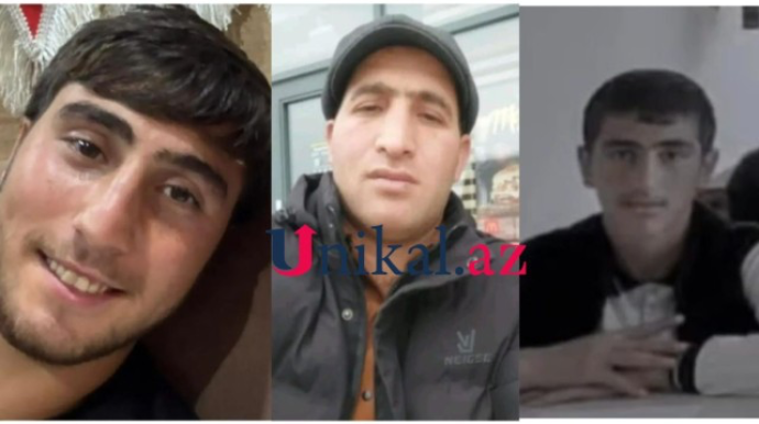 Çayda batan iki qardaş və əmilərinin FOTOSU