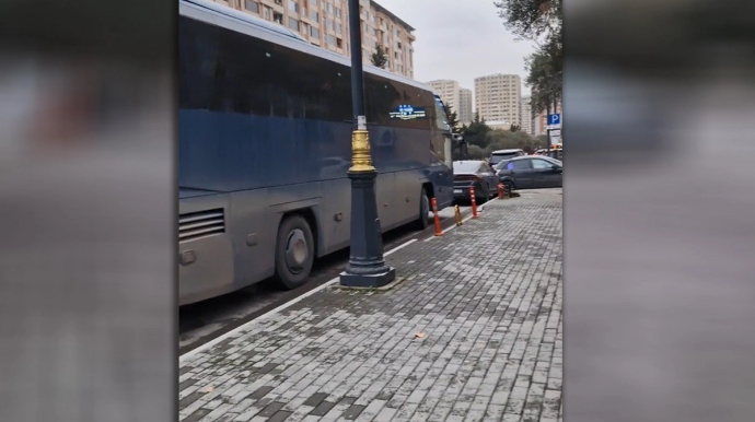 Çəkisi 9 tondan artıq olan maşınlar parkinqdən istifadə edə bilməz? - VİDEO